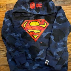 Bape DC Superman hoodies! Kids small